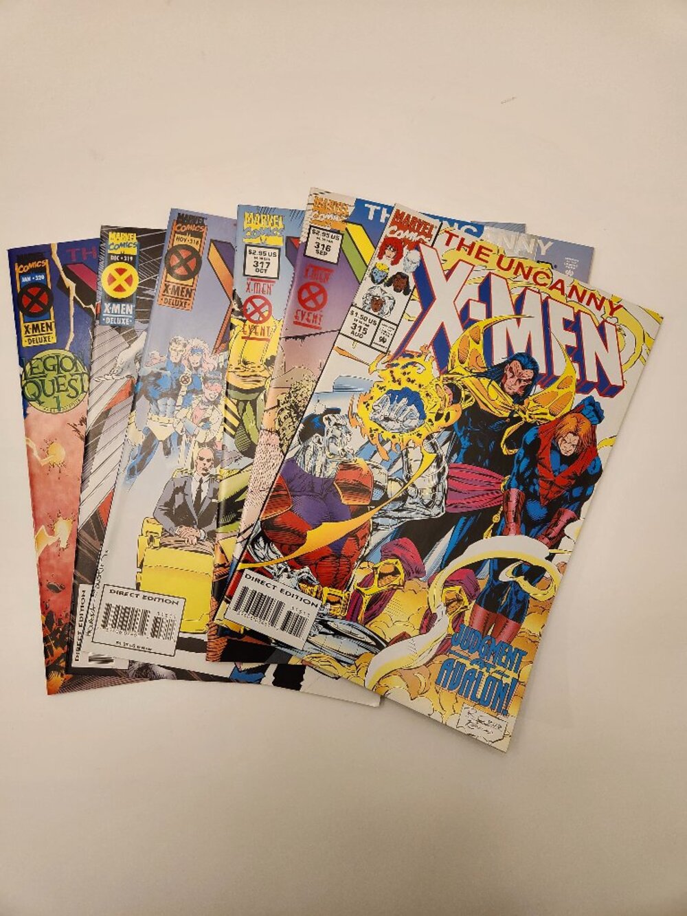 Lot The Uncanny X-Men Marvel Comic Books 315 316 317 318 319 320 1994 1995 Run